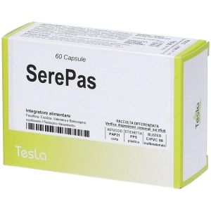 Tesla Serepas Food Supplement 60 Capsules 32.87g
