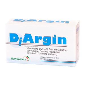 Diargin Energy Supplement Tonic 10 Vials 10 ml