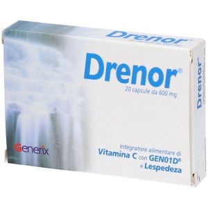 Drenor Food Supplement 20 Capsules 600mg