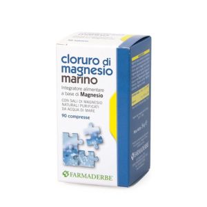 Farmaderbe Magnesium Chloride Food Supplement 90 Tablets