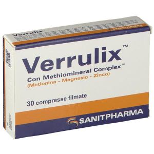Verrulix Supplement With Methionine and Mineral Salts 30 Tablets Retard