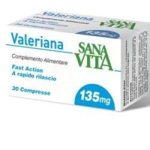 Sanavita Valerian Supplement Relaxing For The Body 30 Tablets