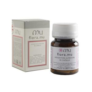 Flora Mu Prebiotic Lactic Ferments Supplement 40 Capsules