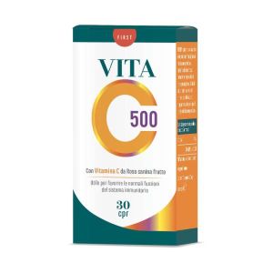 Erba Vita Vita C 500 Immune System Supplement 30 Tablets