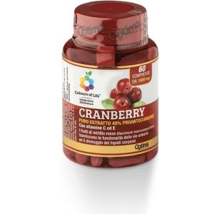 Optima colors of life cranberry urinary tract wellness supplement 60 tablets