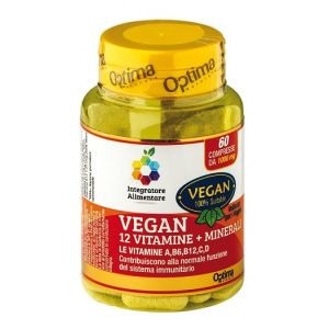 Optima Colors of Life Vegan 12 Vitamins + Minerals Immune Defense Supplement 60 Tablets