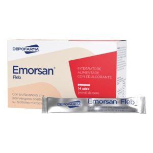 Emorsan Fleb Food Supplement 14 Stick Packs of 15 ml
