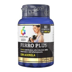Optima Colors of Life Ferro Plus With Acerola Immune Defense Supplement 60 Tablets