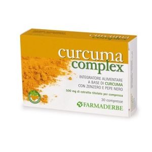 Farmaderbe Turmeric Complex Food Supplement 30 Tablets