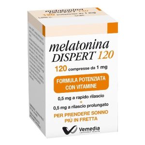 Vemedia Melatonin Dispert 1mg Food Supplement 120 Tablets