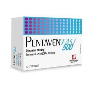 Pentaven Fast 500 Circulation Wellness Supplement 20 Tablets