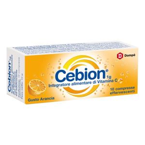 Cebion Effervescent Orange Vitamin C Supplement 10 Tablets