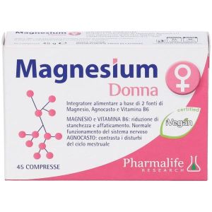 Pharmalife Magnesium Woman Food Supplement 45 Tablets