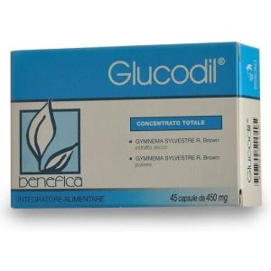 Beneficial glucodyl food supplement 45 vegetable capsules