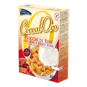 Piaceri Mediterranei CerealOro Rice Flakes Corn And Red Fruits Gluten Free 250 g