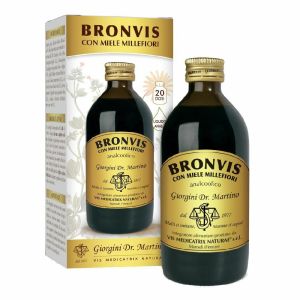 Dr. Giorgini Bronvis With Wildflower Honey Non-Alcoholic Liquid Throat Supplement 200 ml