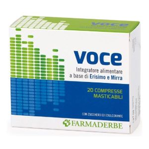 Farmaderbe Nutra Line Voce Supplement 20 Chewable Tablets