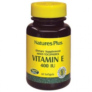 Nature's Plus Vitamin E 400 IU Antioxidant Supplement 60 Capsules