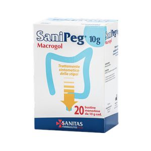 Sanipeg Macrogol Powder For Oral Solution 20 Bags Of 10