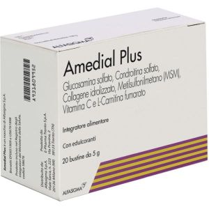 Amedial Plus Supplement Bones Cartilage Collagen 20 Sachets