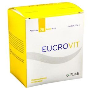 Eucrovit Food Supplement Of Potassium And Magnesium 20 Sachets