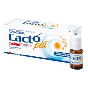 Lacto Plus 3 Billion Supplement Lactic Ferments In Spores 12 Vials
