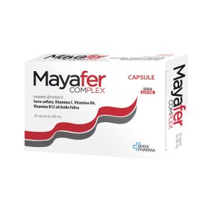 Mayafer Complex Iron Food Supplement 20 Capsules