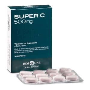 Bios Line Principium Super C 500 Supplement 24 Tablets