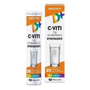 Dailyvit+ C Viti 1g Effervescent Vitamin C 20 Tablets