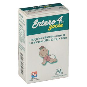 Entero 4 Drops Lactic Ferments Supplement 8ml + Dosing Syringe