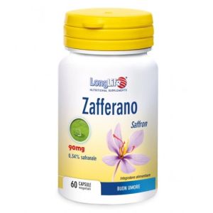 LongLife Saffron 90mg Food Supplement 60 Capsules