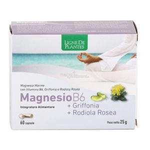 Natura Service Magnesium B6 Griffonia Rhodiola Supplement 60 Capsules