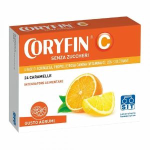 Coryfin C Without Sugar Candies Citrus Supplement 24 Pieces
