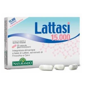 Lactase 15000 Food Supplement 20 Capsules