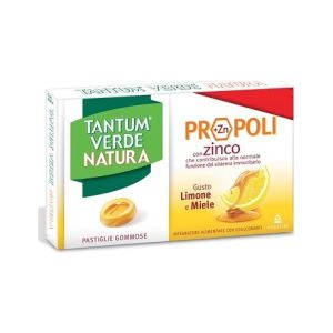 Tantum Verde Natura Lemon and Honey Sore Throat Supplement 15 Tablets