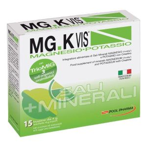 mgk Vis Magnesium Potassium Lemonade Mineral Salts Supplement 15 Sachets
