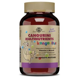Solgar Cangurini Multinutrients Integratore Vitaminico Bambini 60 Tavolette