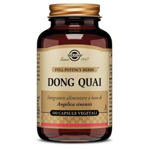 Solgar Dong Quai Menstrual Cycle Menopause Supplement 100 Vegetable Capsules