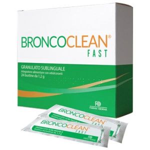 Broncoclean Wellness Powder Respiratory System 24 Sachets 2 g