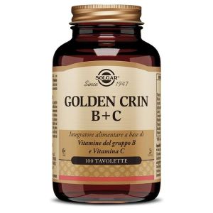 Solgar Golden Crin B+C Vitamin Supplement 100 Tablets