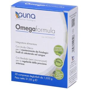 Guna Omega Formula Cholesterol supplement 30 Tablets NEW formula