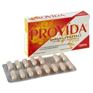 Optima Provida Vegetable Enzymes Digestive Supplement 60 Capsules
