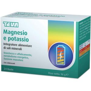 Teva Magnesium And Potassium Supplement 24 Sachets