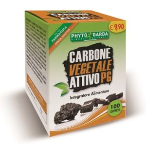 Phyto Garda Carbone Vegetale Pg Food Supplement 100 Tablets