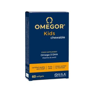 Omegor Kids Tutti Frutti Food Supplement 60 Chewable Capsules