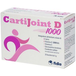 CartiJoint D 1000 Bones and Joints Supplement 20 Sachets