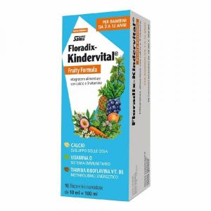 Floradix Kindervital Fruity Enhanced Formula 10 Vials From 10ml 3/12 Years