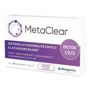 Metagenics Metaclear Liver Function Supplement 30 Tablets