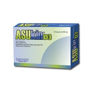 Farmagens Asukin D3 Food Supplement 30 Capsules 450mg