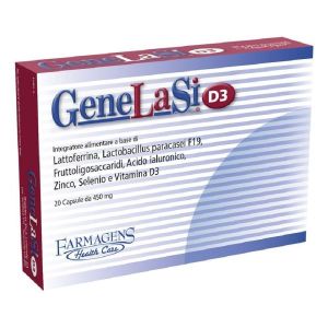 Farmagens Genelasi D3 Food Supplement 20 Capsules 450mg